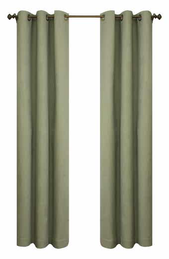 Set of 2 Cotton Curtain Panels