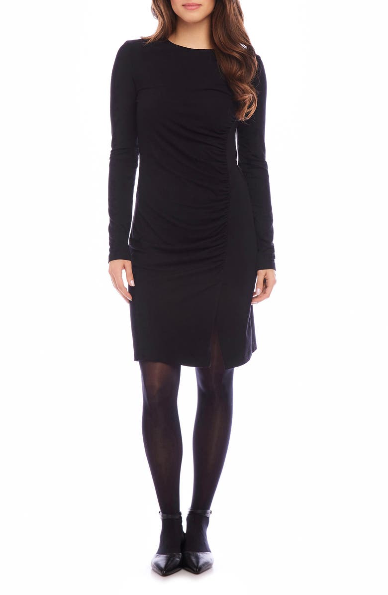 Karen Kane Ruched Long Sleeve Dress, Main, color, 