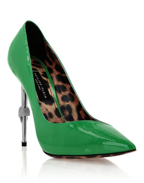 Patent Leather Decollete Hi-Heels Women