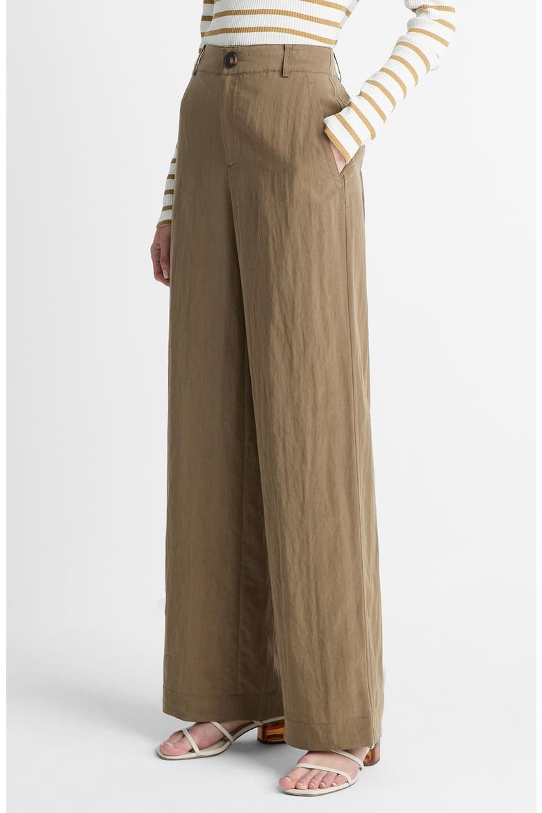 Relaxed Wide Leg Pants, Alternate, color, TAPENADE