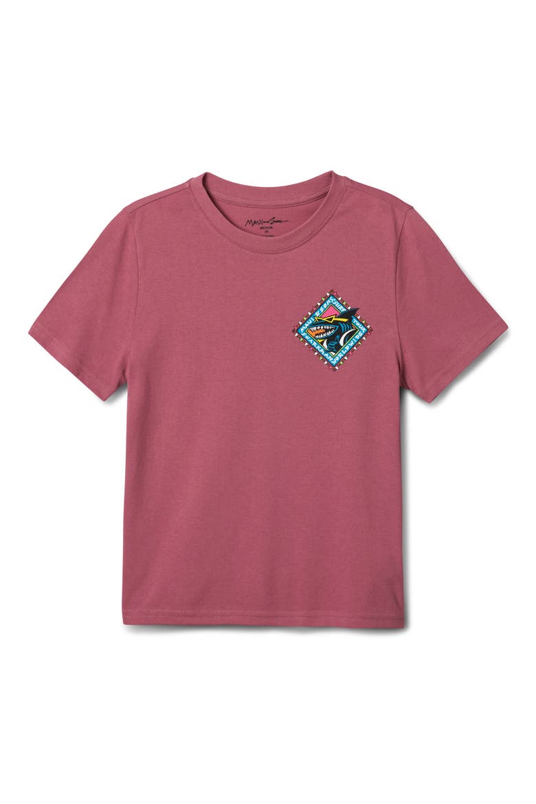 Shaka Shark Graphic T-Shirt, Main, color, FOXGLOVE