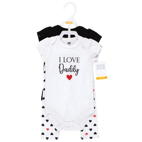 Hudson Baby 2 Bodysuits And Pant In Black