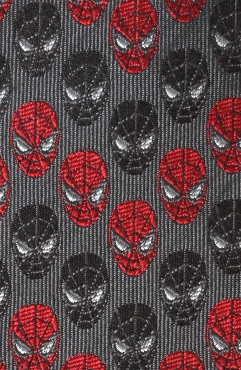 Cufflinks, Inc. Spider-Man Silk Tie, Alternate, color, Gray