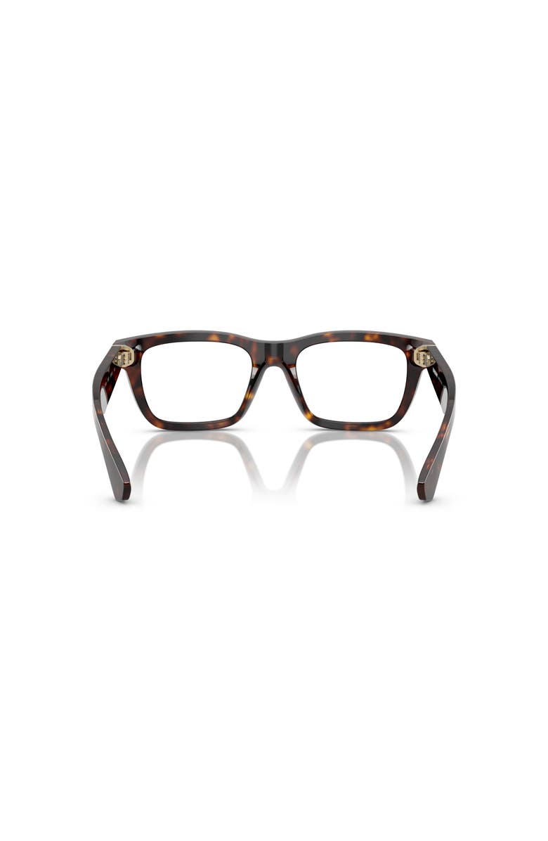Burberry 51mm Rectangle optical glasses, Alternate, color, Brown