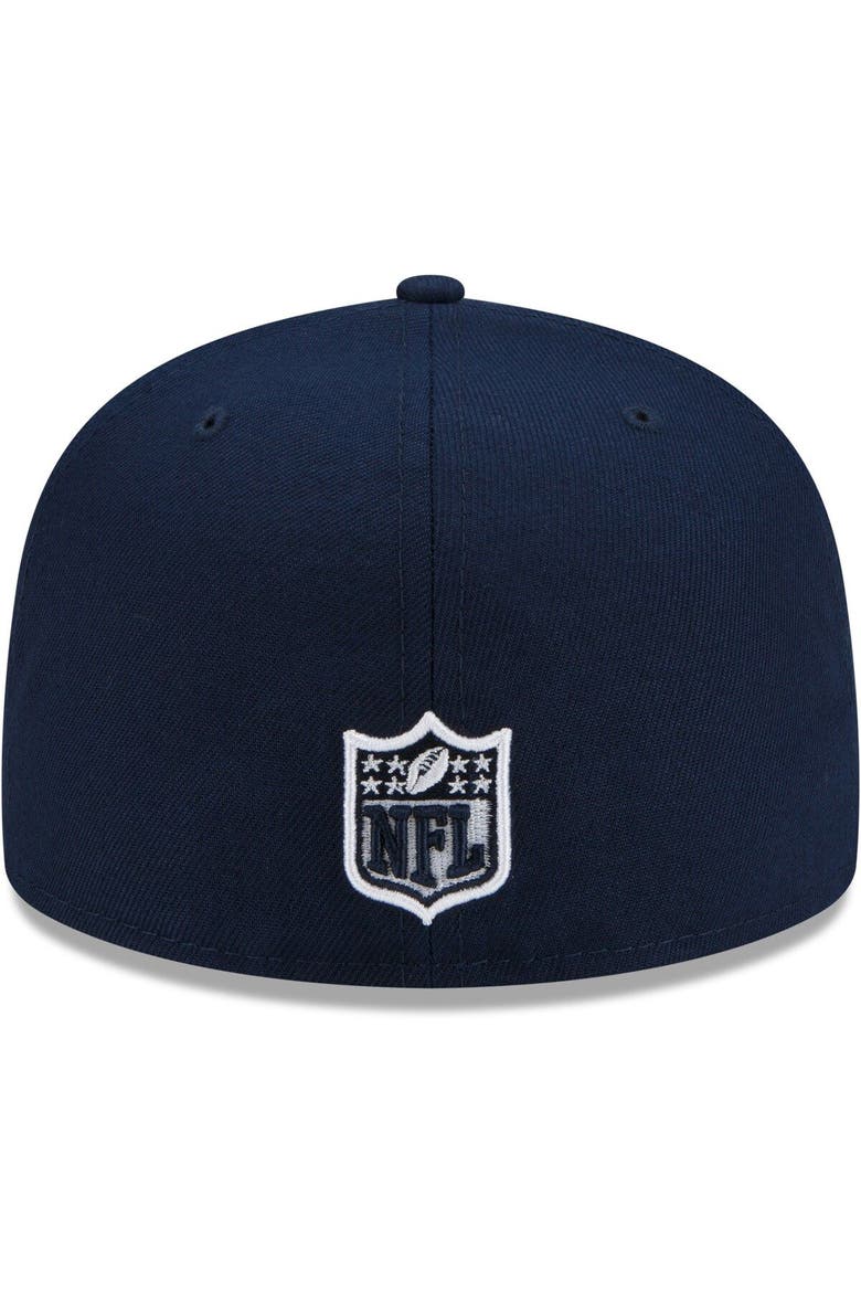 Men's New Era College Navy Seattle Seahawks Patch Up 1988 Pro Bowl 59FIFTY Fitted Hat, Alternate, color, Navy