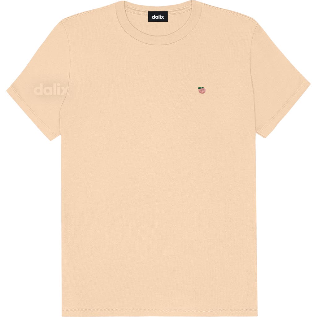 Dalix Womens Lil Peach Jersey Tee In Sand