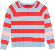 DELUC Tavira Stripe Crewneck Sweater