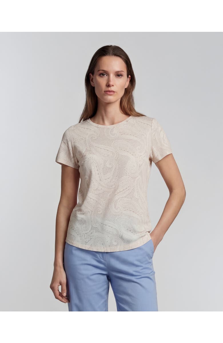 Lords of Harlech Crochet Womens Cap Sleeve Top, Main, color, Crochet Ivory