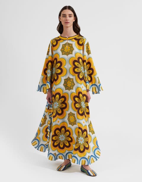 Flying Kaftan Ciccio Placée Dark Mustard