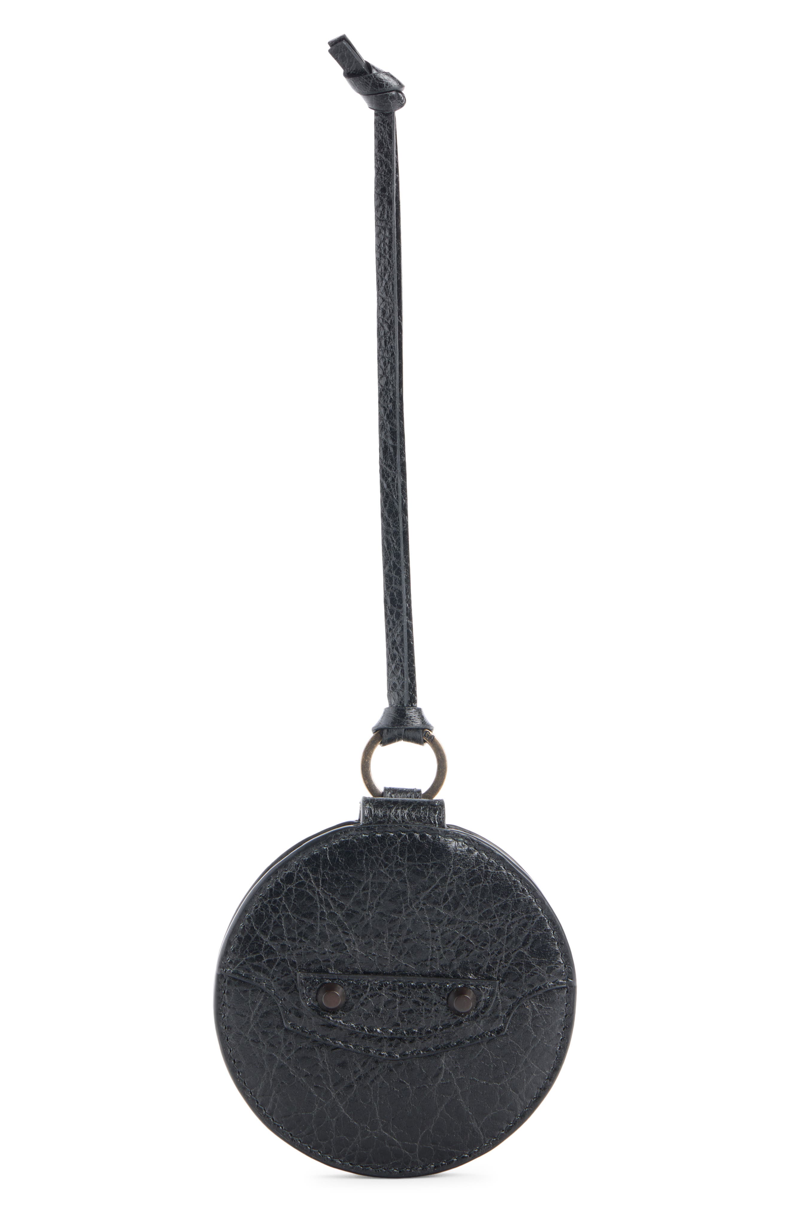 Le City Mirror Bag Charm, Main, color, 1000 BLACK