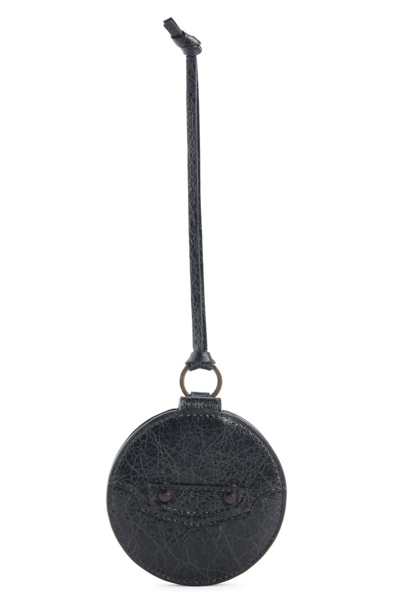 Balenciaga Le City Mirror Bag Charm, Main, color, 1000 Black