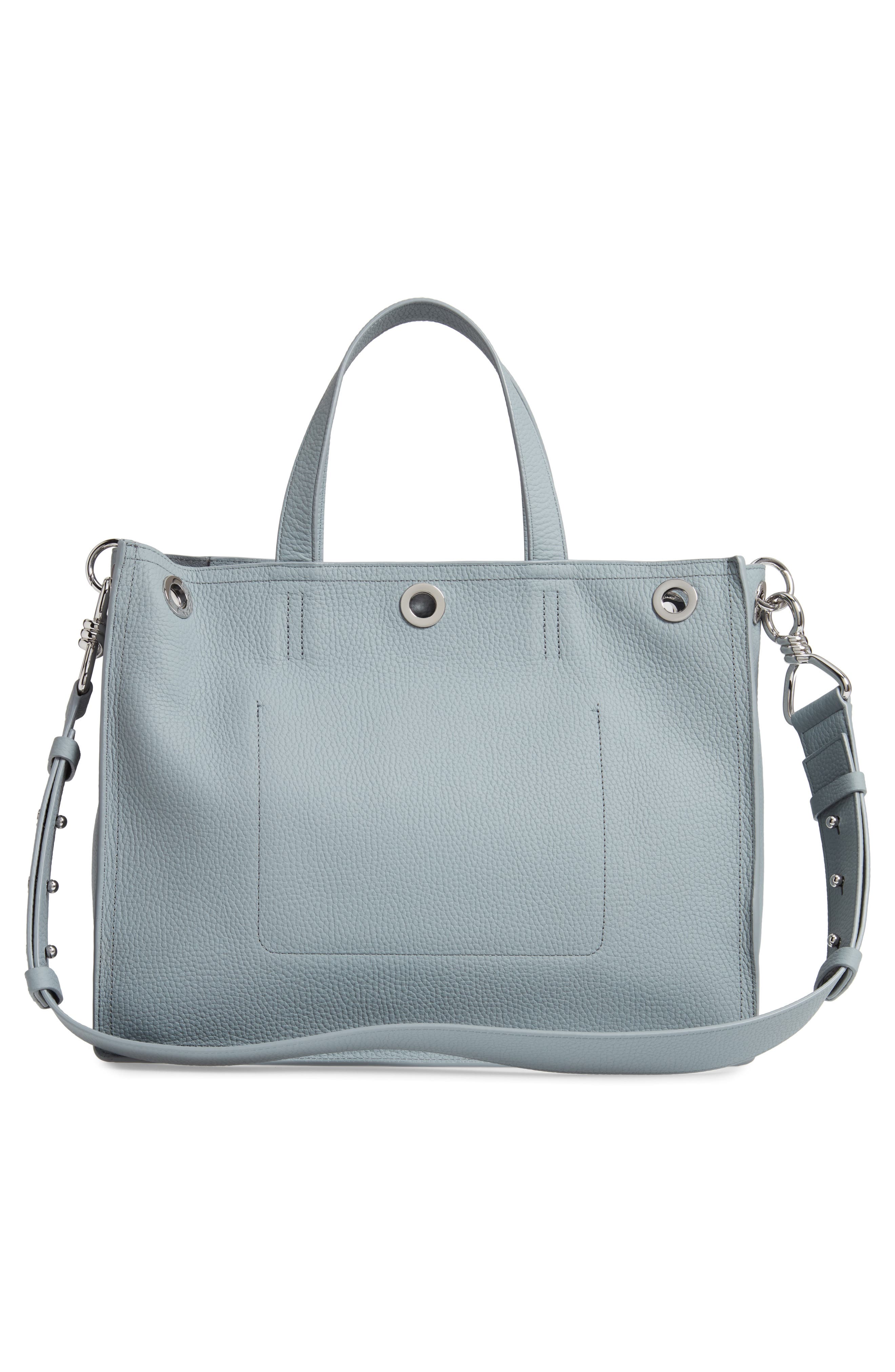 AllSaints Captain Leather Tote, Alternate, color, 