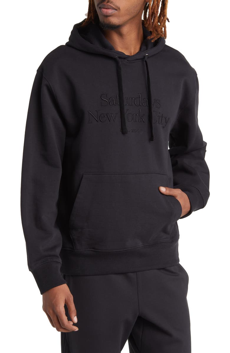 Saturdays NYC Ditch Miller Standard Logo Cotton Hoodie, Main, color, 