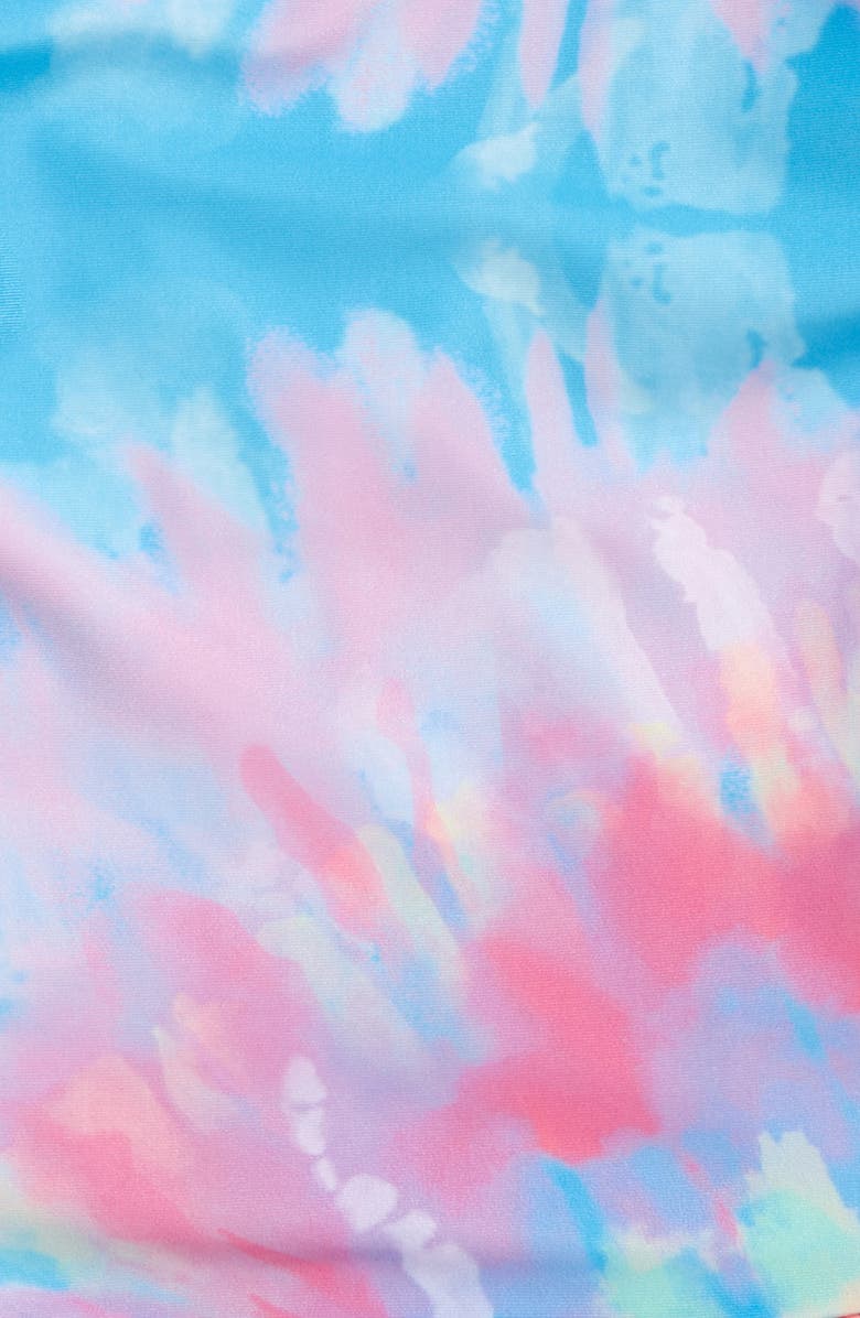 Boardies Kids' Ruffles Tie-Dye One-Piece Swimsuit, Alternate, color, Multi