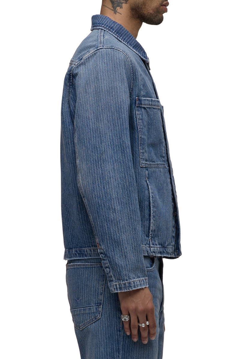 Hudson Jeans Denim Work Jacket, Alternate, color, Rail