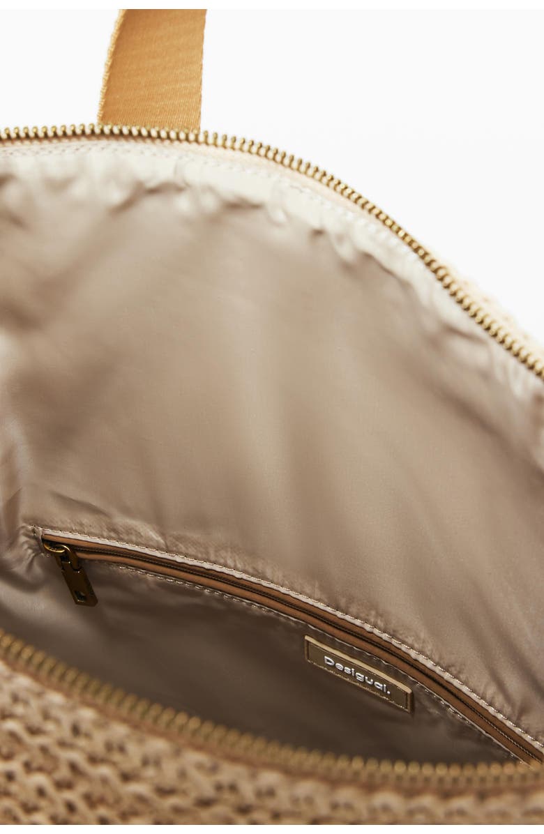 Desigual Large Raffia Backpack, Alternate, color,