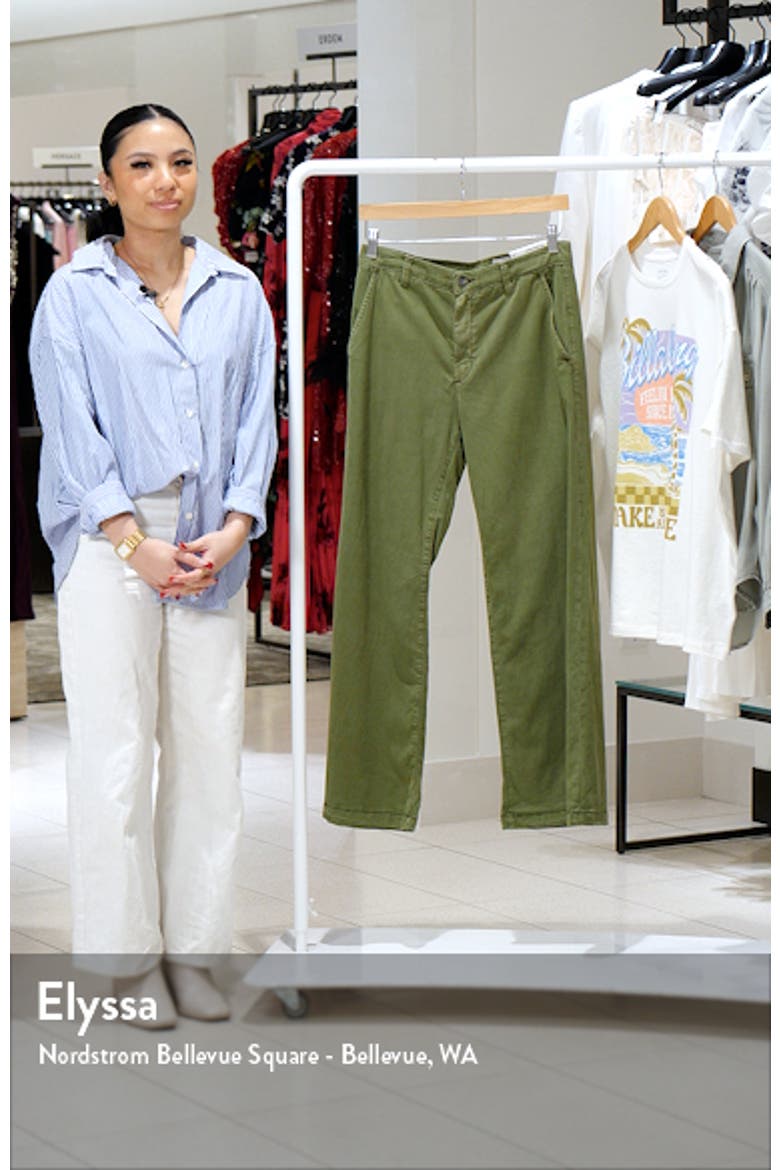 Caden Twill Wide Leg Pants video