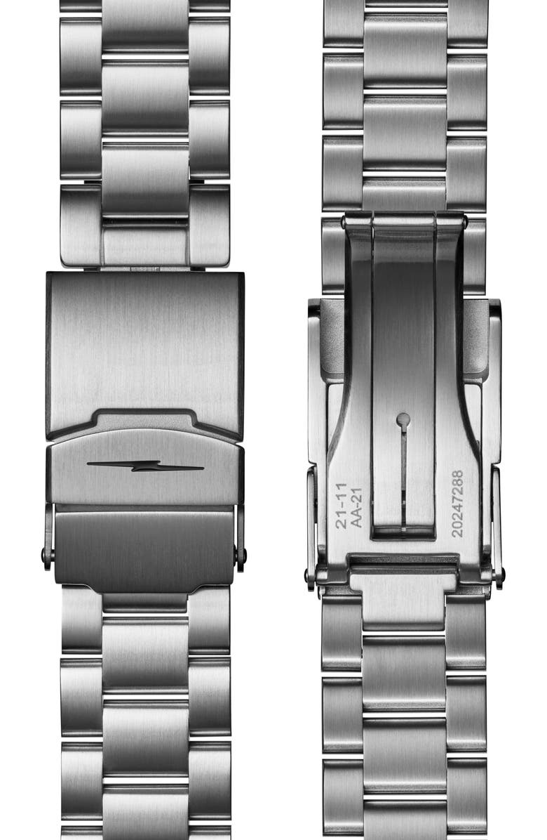 Shinola Monster GMT Automatic Watch Gift Set, 40mm, Alternate, color, Navy