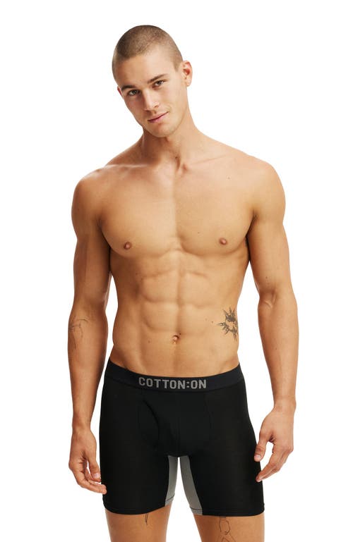 Cotton On Mens Sport Trunk In Black