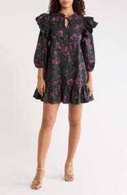 SUGARLIPS Close to You Sammy Ruffle Drop Waist Dress