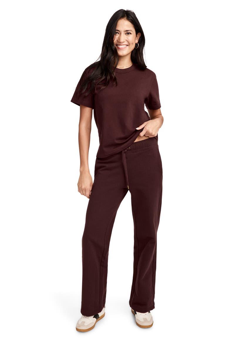 Women's The One And Only Heavyweight 100% Organic Cotton Tee, Alternate, color, Currant