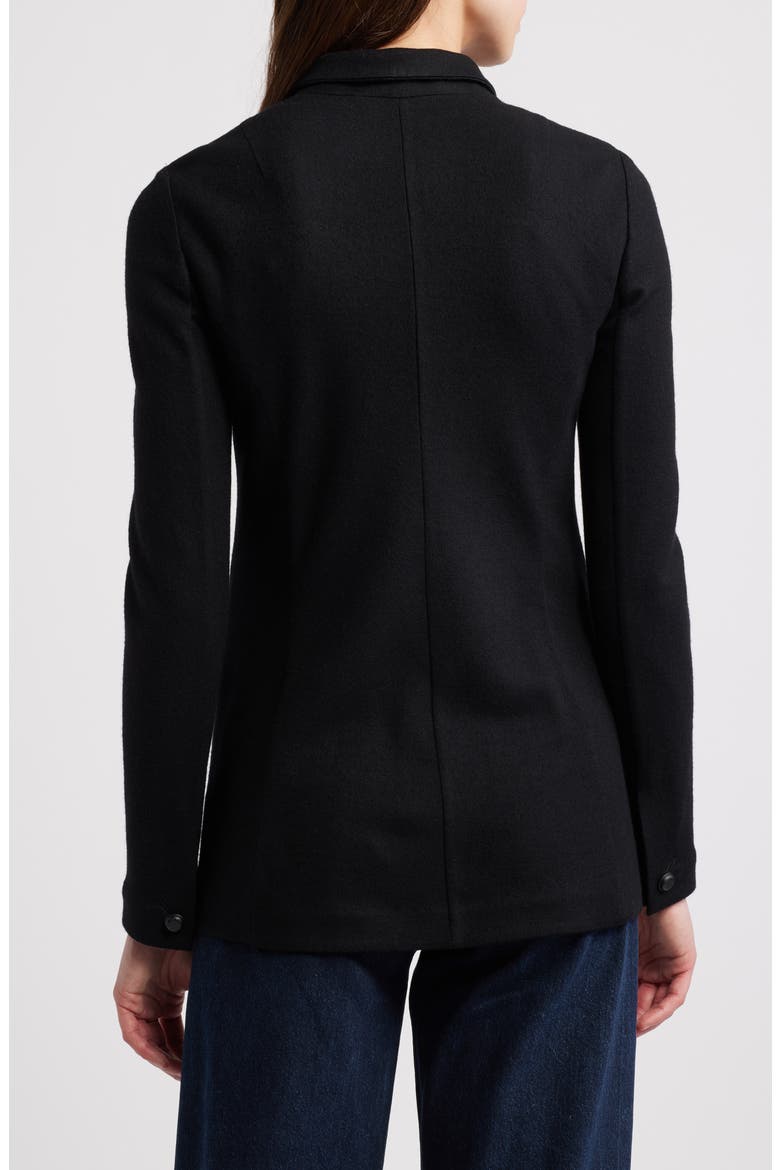 Slade Long Wool Jacket, Alternate, color, BLACK