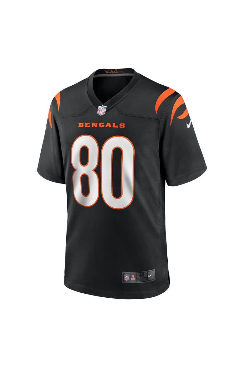 Men's Nike Andrei Iosivas  Black Cincinnati Bengals Team Game Jersey, Alternate, color, Black