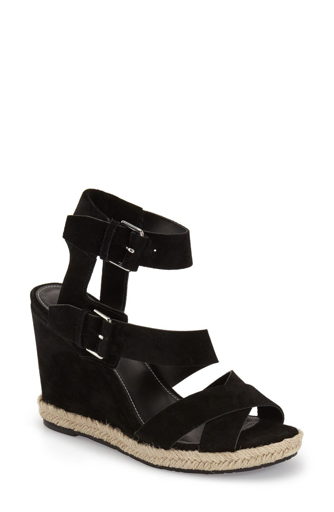 Marc Fisher LTD 'Karla' Wedge Sandal, Main, color, 
