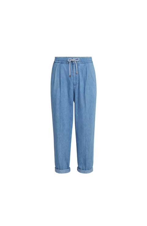 Lightweight denim trousers