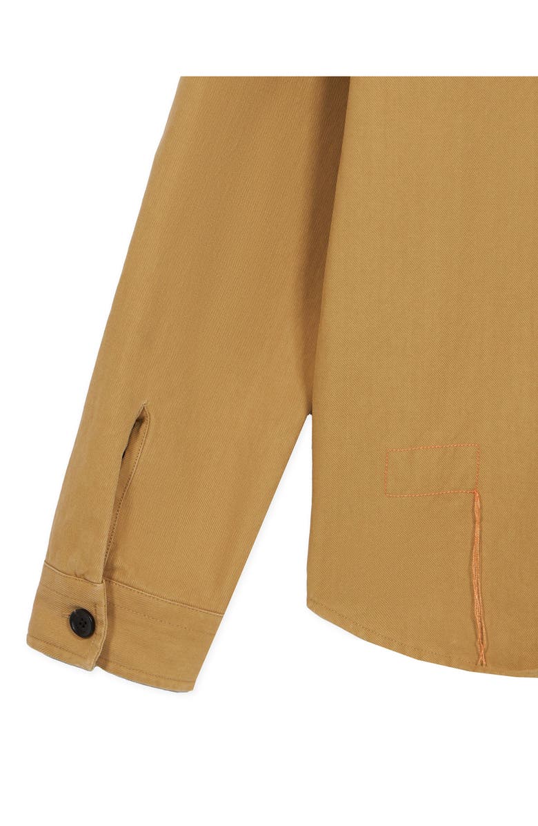 Fortela Military Cotton Overshirt, Alternate, color, Camel