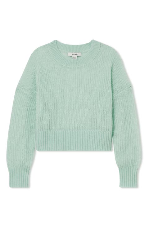 Kids' Aluna Sr. Stripe Half Zip Sweater (Big Kid)