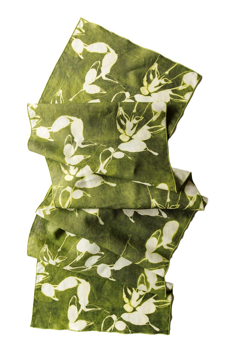 Porto Print Runner, Main, color, Olive