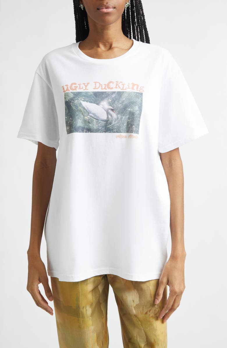 Collina Strada Organic Cotton Graphic T-Shirt, Main, color, Ugly Duckling