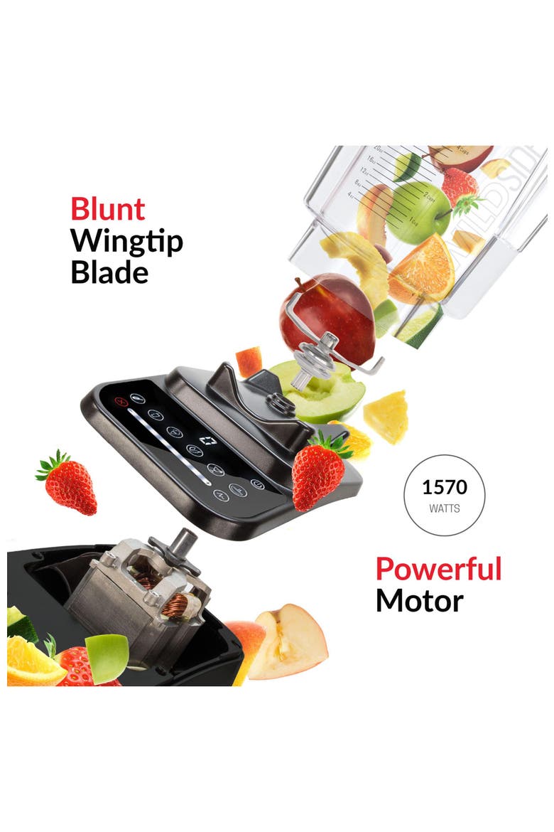 Original Designer Professional-Grade Red Blender, Alternate, color, Red