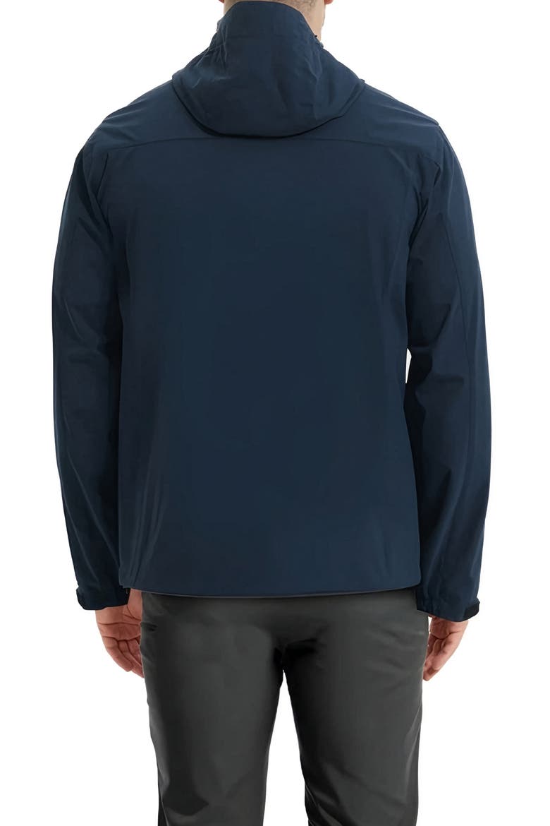 Defender Water Resistant Hooded Jacket, Alternate, color, HWK NAVY