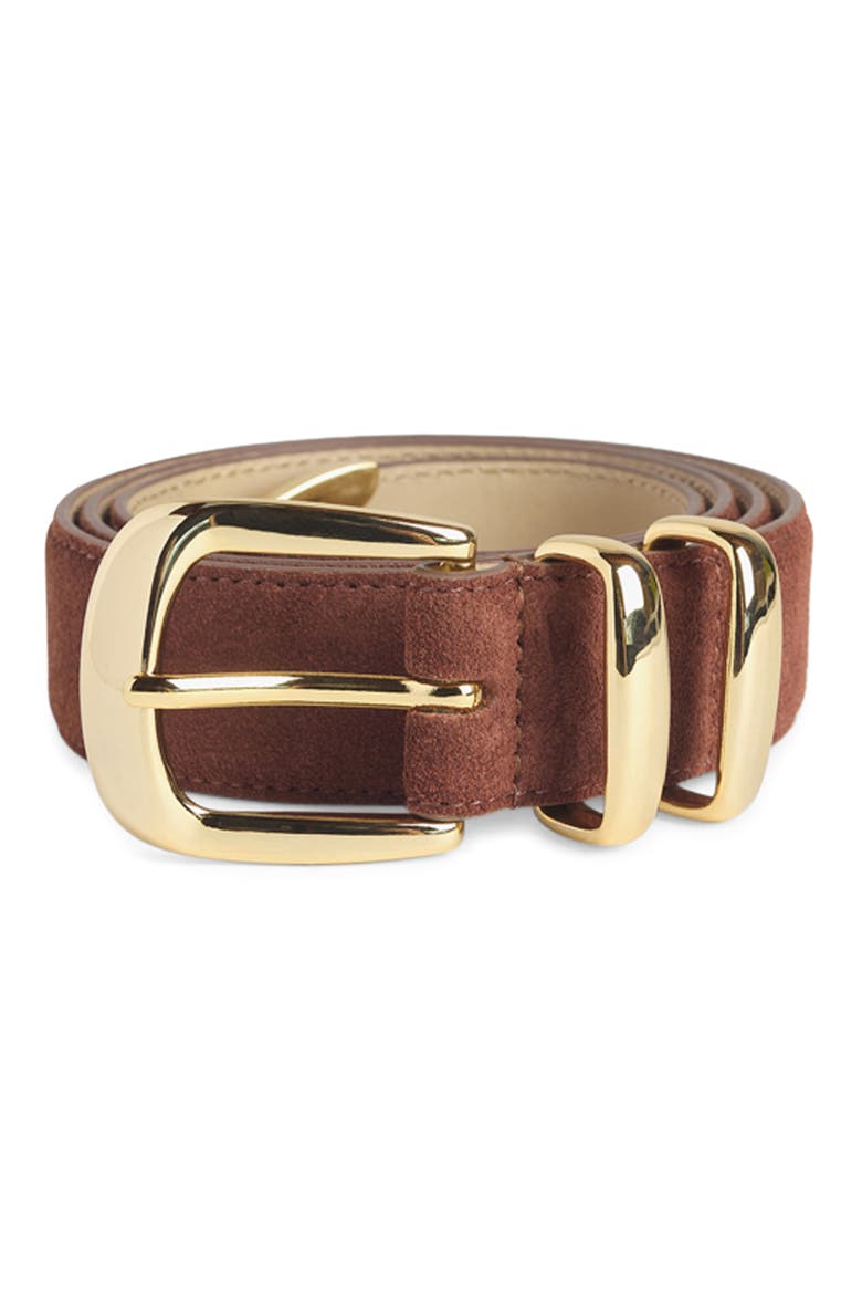 The Jordan Suede Belt, Alternate, color, LIGHT BROWN