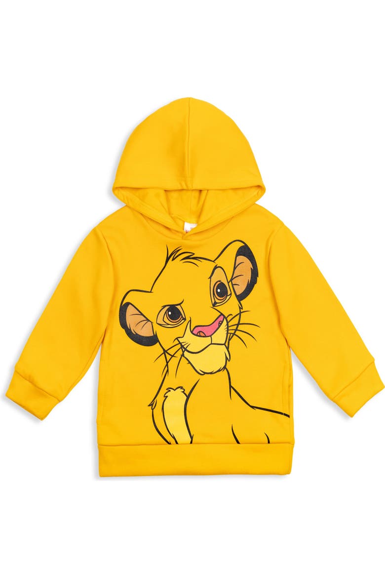 Lion King Simba Fleece 2-Piece Hoodie and Pants Set, Alternate, color, Simba Yellow Black