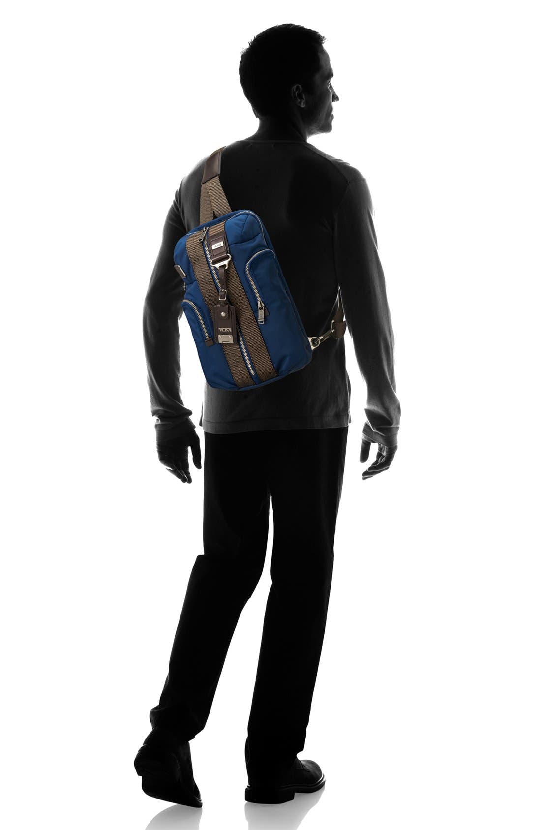 'Alpha Bravo - Monterey' Sling Bag, Alternate, color, BALTIC