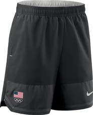 Nike Youth Nike Black Team USA Dri-FIT Woven Shorts