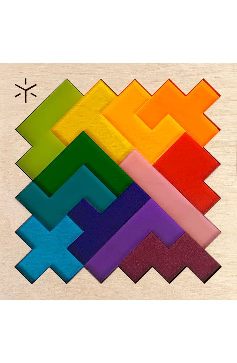 BRIGHT BEAM GOODS Square Pentomino Puzzle, Main, color, 