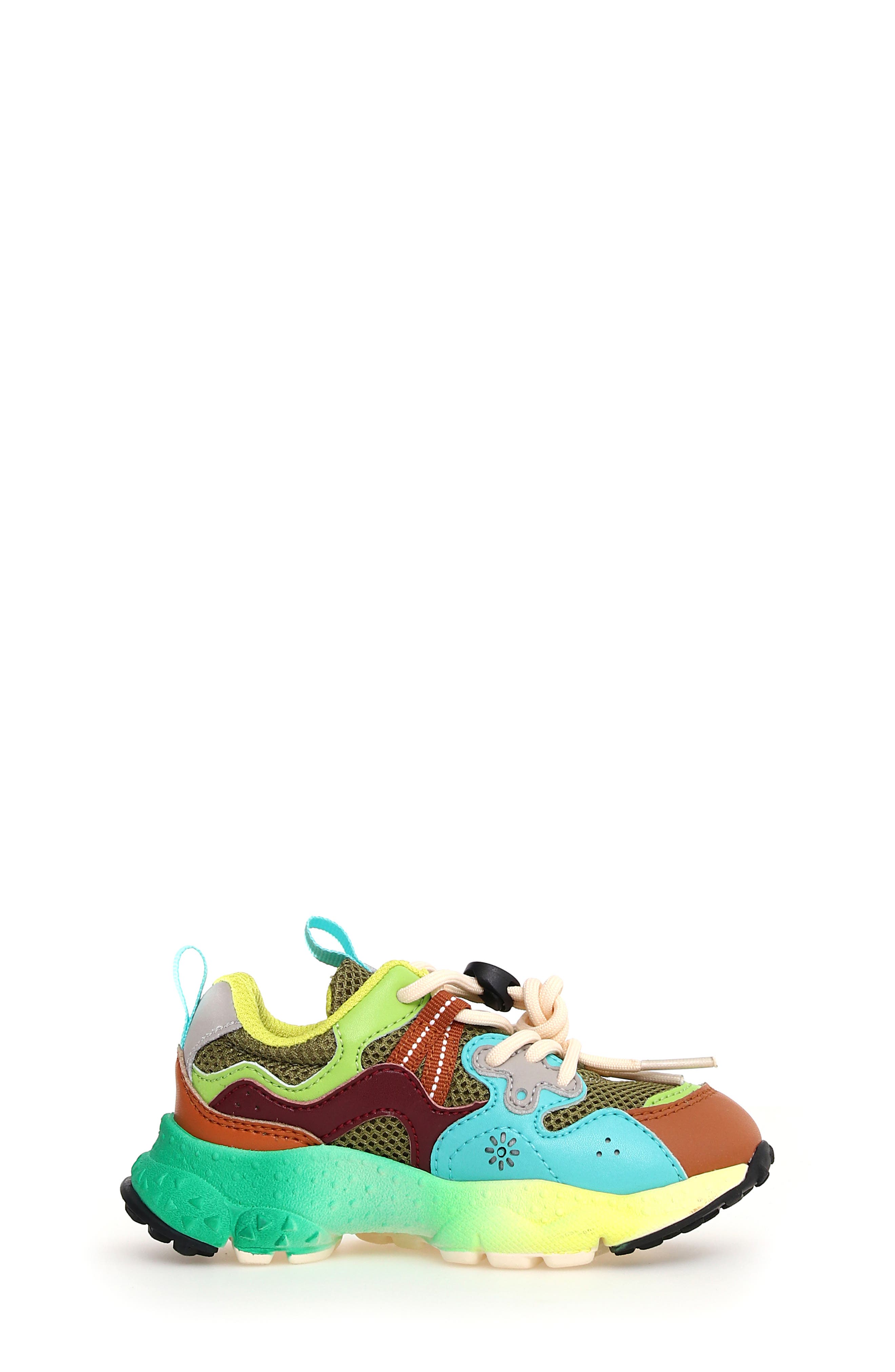 Flower MOUNTAIN Yamano 3 Junior Sneaker, Alternate, color, Cognac-Stone-Orange