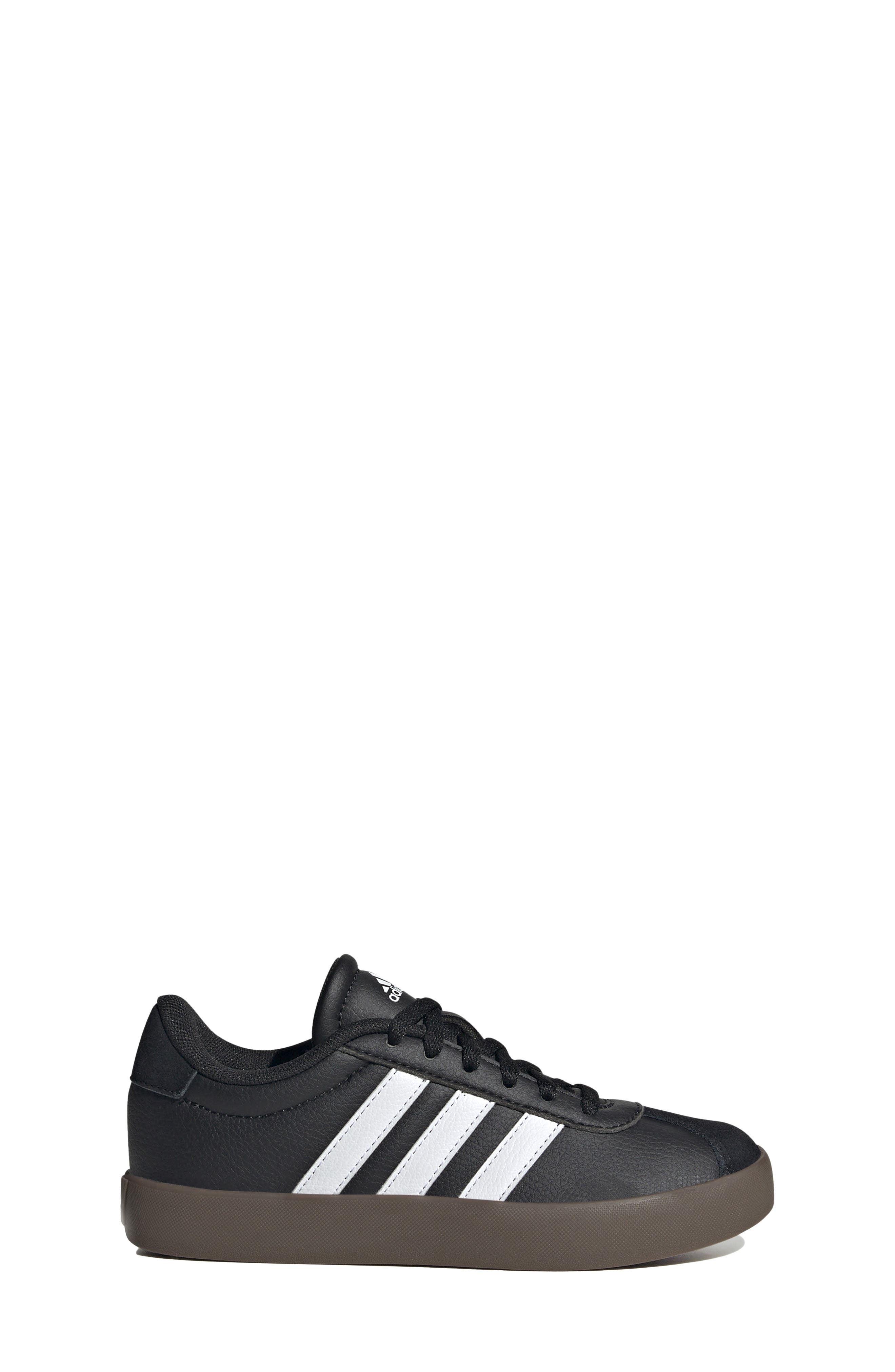 adidas Kids' VL Court 3.0 Sneaker, Alternate, color, Black/ White/ Gum