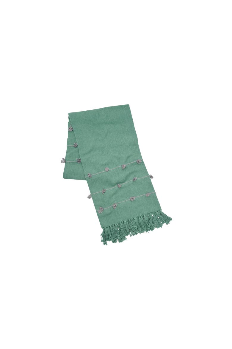 Tabb Surf & Boulder Super Soft Cozy Accent Accent Throw Blanket, Main, color, Green