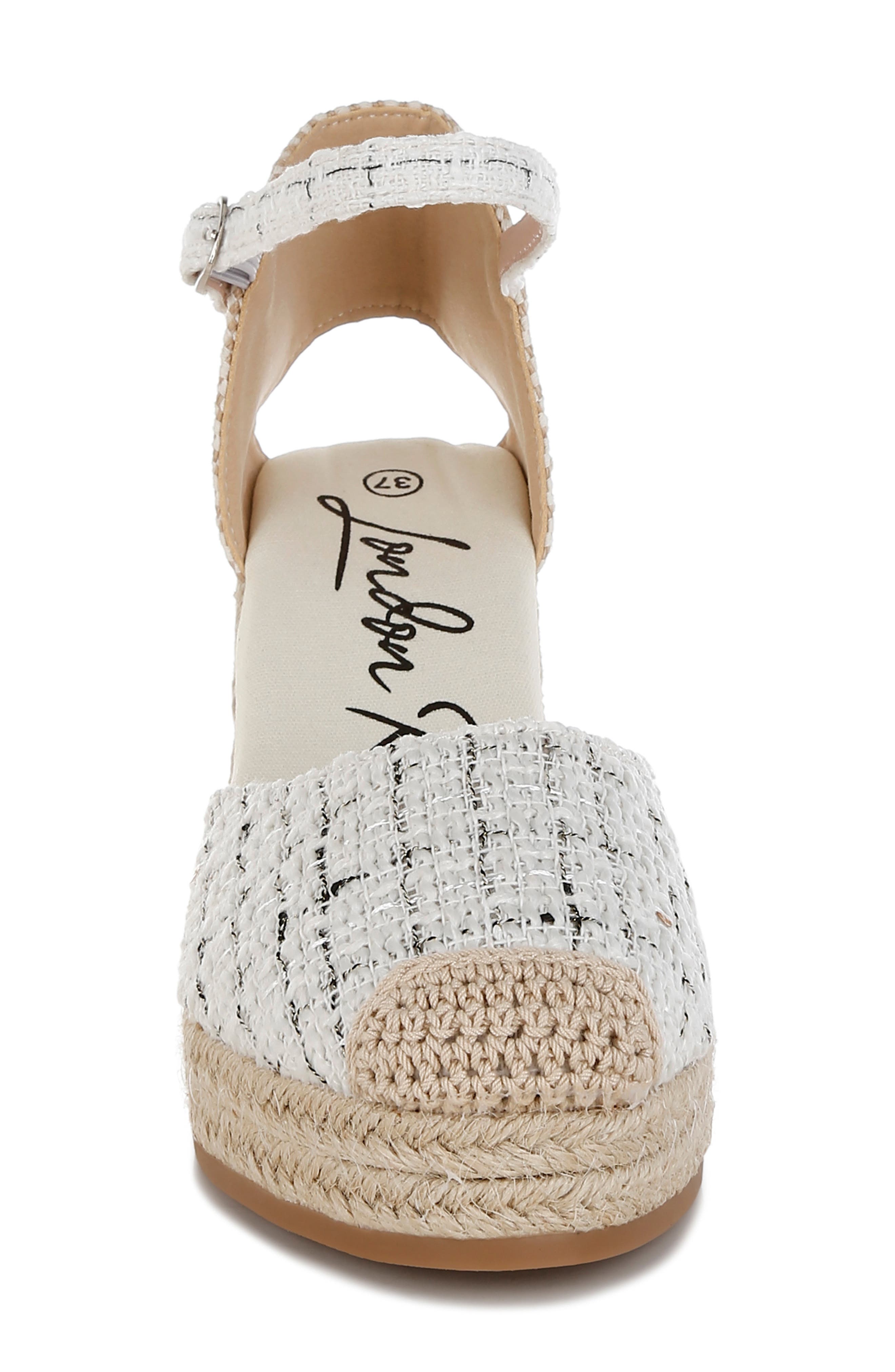 LONDON RAG Regatta Platform Wedge Espadrille, Alternate, color, White