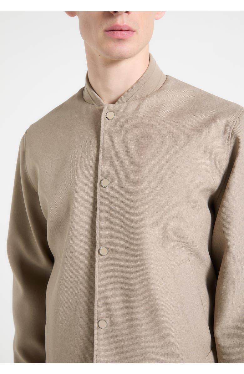Manière De Voir Savin Tailored Bomber Jacket, Alternate, color, Beige