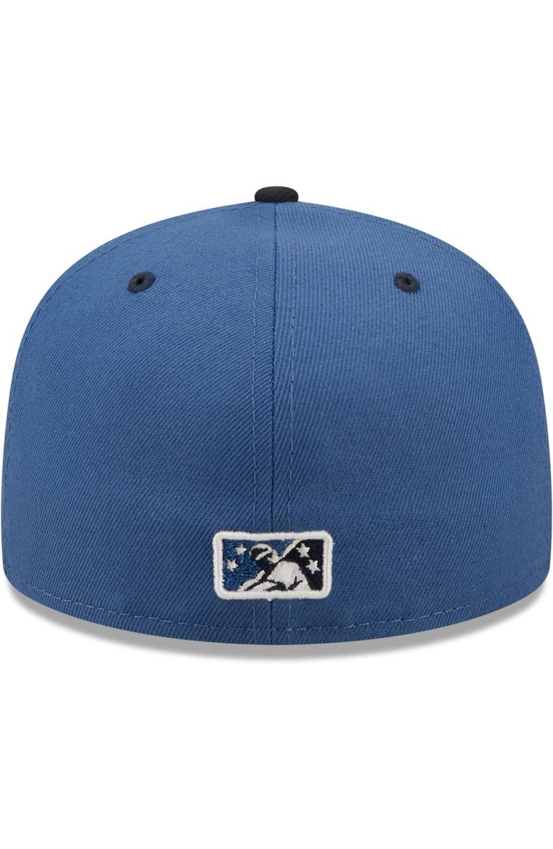 New Era Men's New Era Royal Asheville Tourists Authentic Collection 59FIFTY Fitted Hat, Alternate, color,