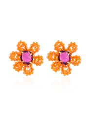 LOTT.gioielli CE SI Blooming Flower M - Orange/Fuchsia