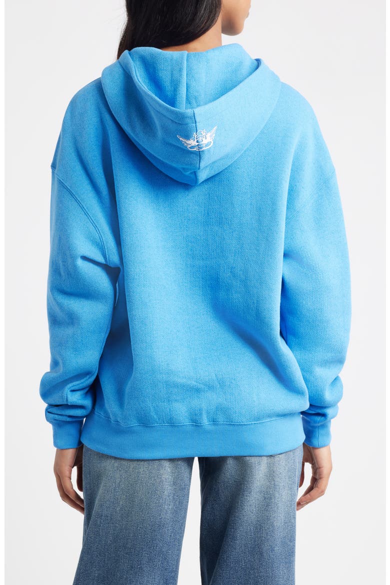 Charmer Racer Hoodie, Alternate, color, BLUE