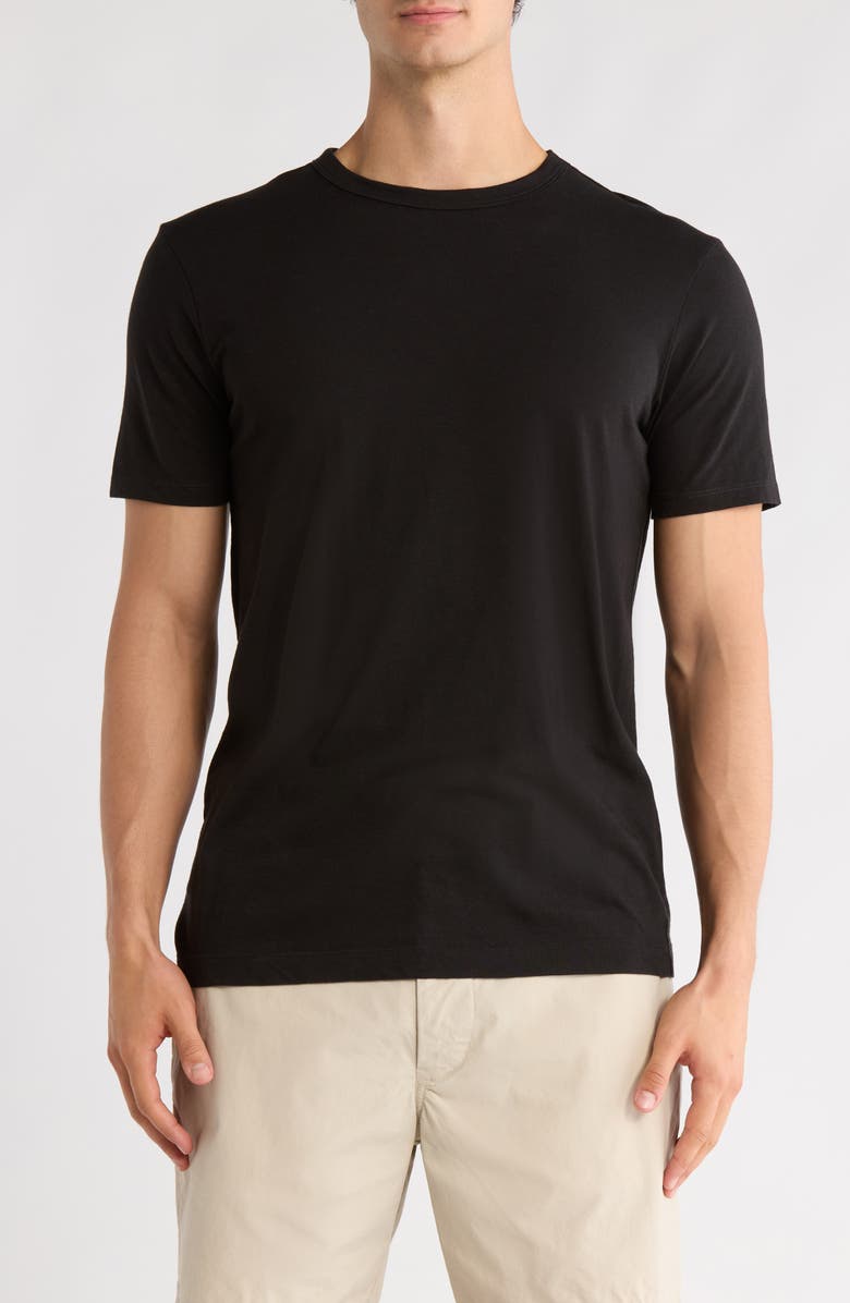 BUCK MASON Pima Cotton Crewneck T-Shirt, Main, color, Black