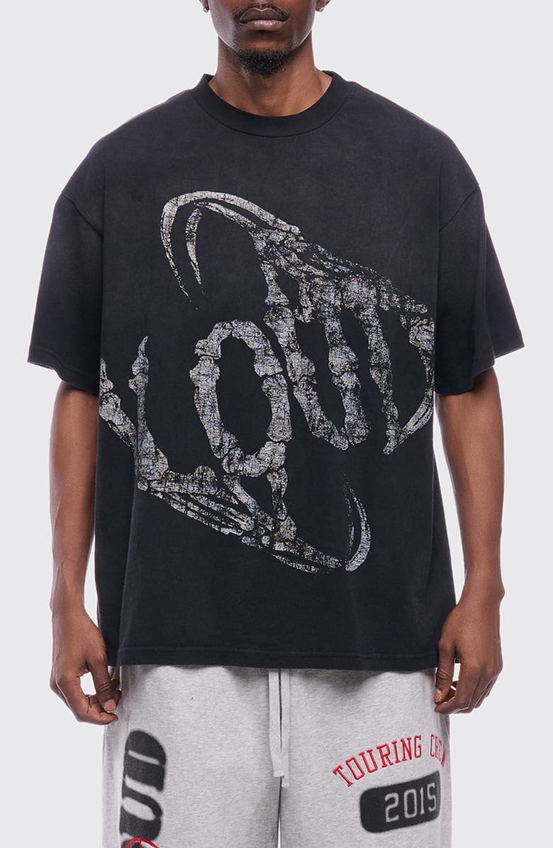 Rolling Loud Chaos World Tour Graphic T-Shirt, Main, color, Washed Black